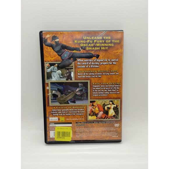 Crouching Tiger Hidden Dragon PS2 Game Sony PlayStation 2 - Picture 2 of 3